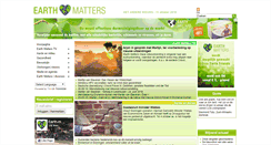 Desktop Screenshot of earth-matters.nl